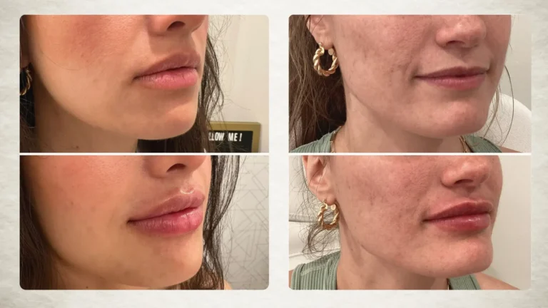 before and after lip fillers. Procedure performed at Bodytonic medspa Westgate fairview park. Ohio