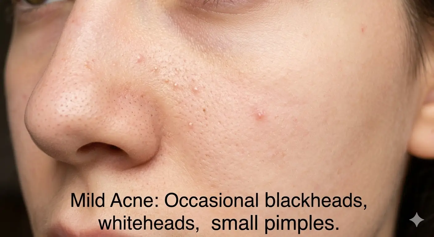 Mild acne, occasional blackheads, whiteheads, small pimples. Bodytonic Medspa